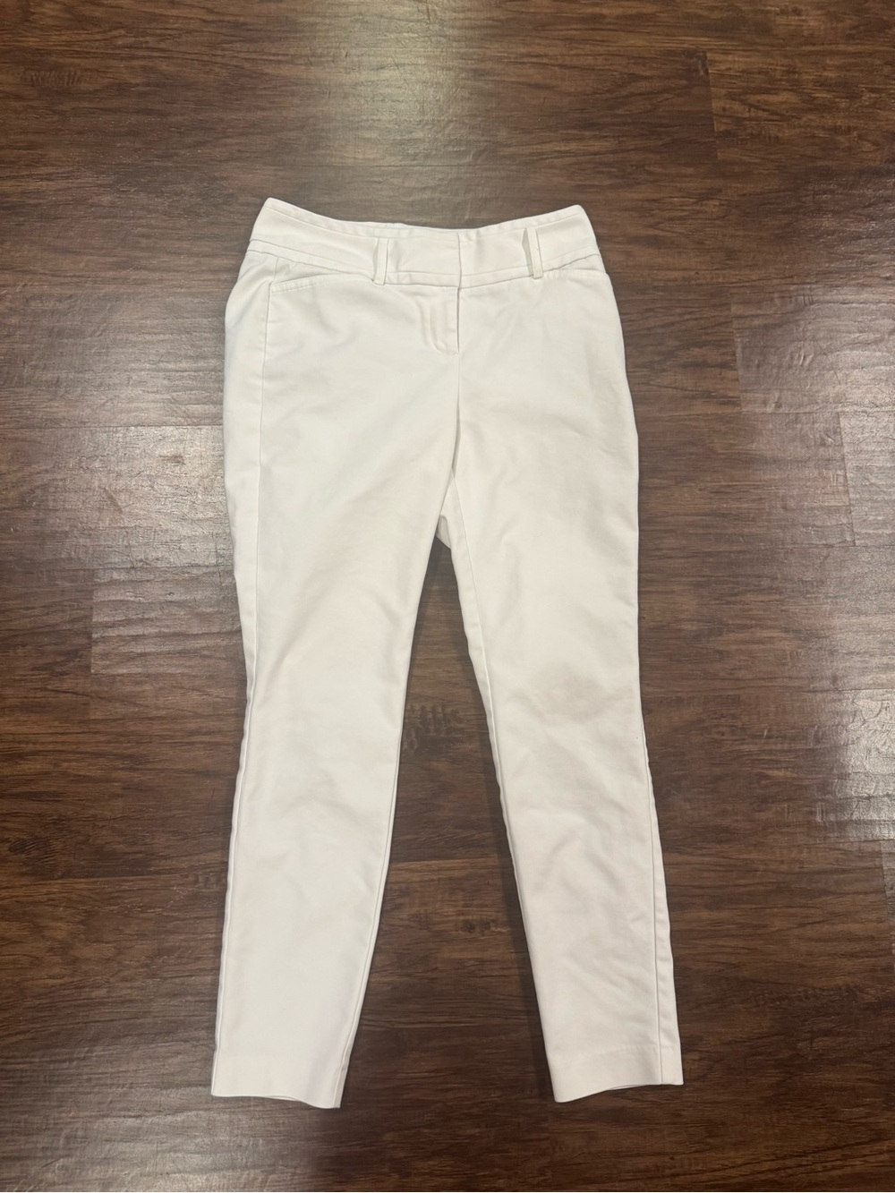Ivanka Trump White Lined Dress Pants